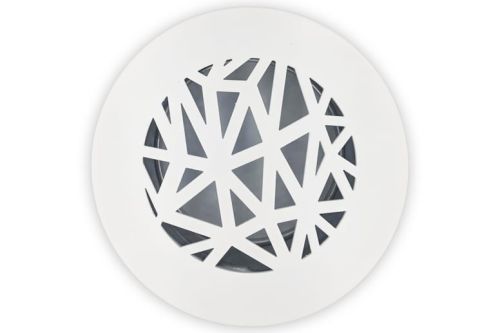 Trójkąty kratka ozdobna wentylacyjna, anemostat do rekuperacji fi 100