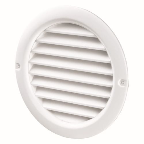 KRATKA OKRĄGŁA SKOŚNA Z SIATKĄ, BIAŁA , VENTS WPFMVBVWH.jpg