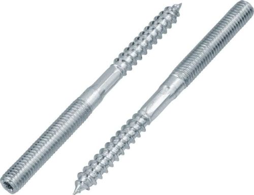 szpilka dwustronna z gwintem do drewna i metrycznym z przetłoczeniem 6 kątnym M8 x 120mm