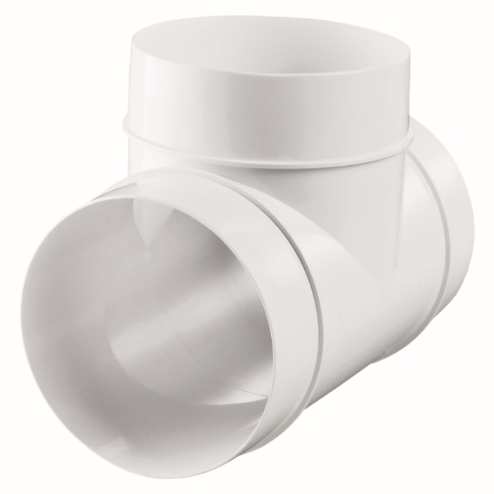 Trójnik okrągły fi 150 mm, biały